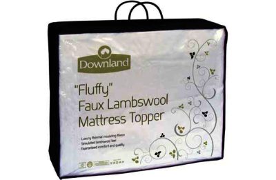 Downland Lambswool Effect Mattress Topper - Double